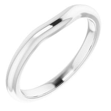 Load image into Gallery viewer, Sterling Silver Band for  9 mm Cushion Ring
