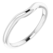 Load image into Gallery viewer, Sterling Silver Band for  7x5 mm Emerald Ring
