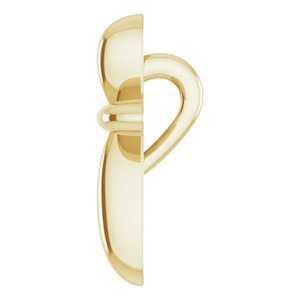 14K Yellow 10x7.72 mm Cross Pendant