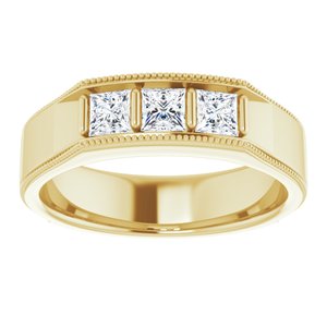 14K Yellow 3/4 CTW Diamond Ring