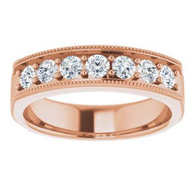 Charger l&#39;image dans la galerie, Bague en diamant 14K Rose 7/8 CTW
