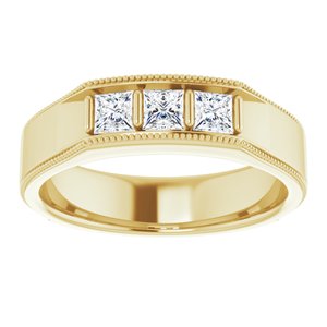 14K Yellow 5/8 CTW Diamond Ring