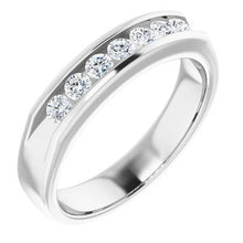 Load image into Gallery viewer, Platinum 1/2 CTW Diamond Ring
