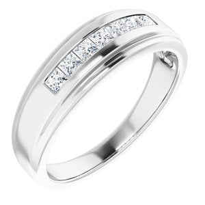 Platinum 1/2 CTW Diamond Ring