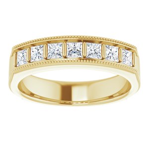 14K Yellow 9/10 CTW Diamond Ring