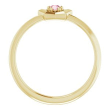 Load image into Gallery viewer, 14K Yellow 3 mm Round October Youth Star Birthstone Ring
