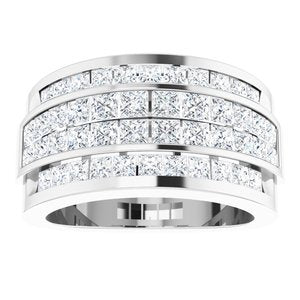 Invisible Set Diamond Ring