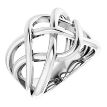Charger l'image dans la galerie, Sterling Silver Criss-Cross Ring
