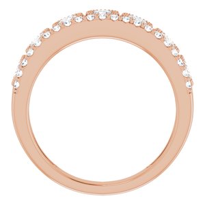 14K Rose 1 CTW Diamond Ring