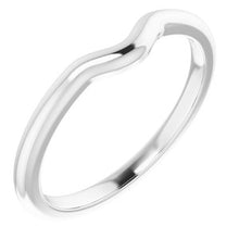 Charger l'image dans la galerie, Sterling Silver Band for 8.2 mm Round Ring
