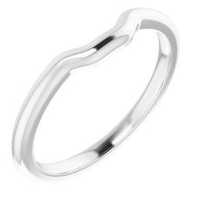 Charger l'image dans la galerie, Sterling Silver Band for 6x4 mm Emerald Ring
