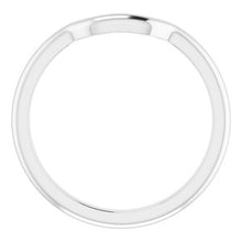 Load image into Gallery viewer, Sterling Silver Band for 9x7 mm Emerald Ring
