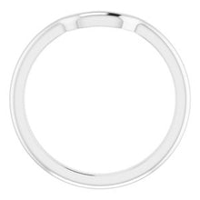 Load image into Gallery viewer, Sterling Silver Band for 7x5 mm Emerald Ring
