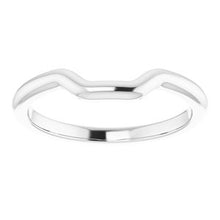 Load image into Gallery viewer, Sterling Silver Band for 9x7 mm Emerald Ring
