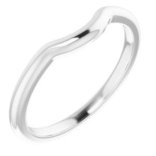 Charger l'image dans la galerie, Sterling Silver Band for 11 mm Cushion Ring
