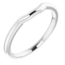 Load image into Gallery viewer, Sterling Silver Band for 5 mm Square Ring
