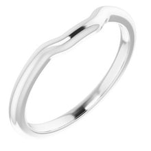 Charger l'image dans la galerie, Sterling Silver Band for 6.5 mm Square Ring
