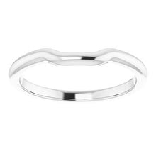 Charger l'image dans la galerie, Sterling Silver Band for 6.5 mm Square Ring
