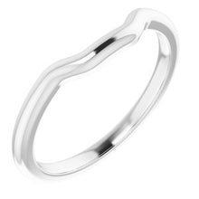 Load image into Gallery viewer, Sterling Silver Band for 9 mm Square Ring
