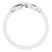 Charger l'image dans la galerie, Sterling Silver Infinity-Inspired Ring
