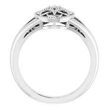 Load image into Gallery viewer, Sterling Silver .025 CTW Diamond Ring Size 7
