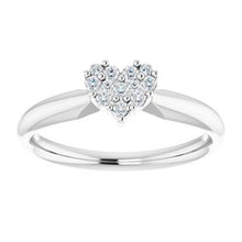 Charger l'image dans la galerie, Pav√© Heart Ring
