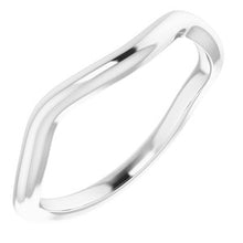 Charger l'image dans la galerie, Sterling Silver Band for 12x10 mm Oval Ring

