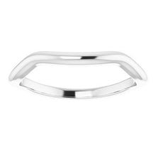 Charger l'image dans la galerie, Sterling Silver Band for 5 mm Cushion Ring
