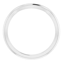 Charger l'image dans la galerie, Sterling Silver Band for 7.4 mm Round Ring
