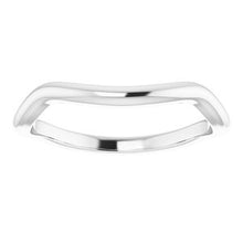 Charger l'image dans la galerie, Sterling Silver Band for 12 mm Cushion Ring
