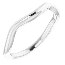 Charger l'image dans la galerie, Sterling Silver Band for 9x7 mm Oval Ring
