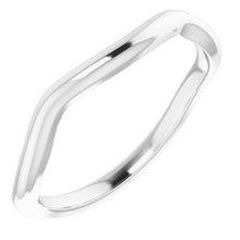 Charger l&#39;image dans la galerie, Sterling Silver Band for 8x6 mm Pear Ring
