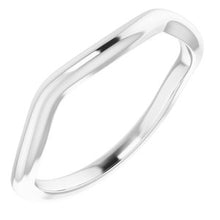 Charger l'image dans la galerie, Sterling Silver Band for 5 mm Cushion Ring
