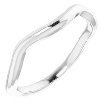 Load image into Gallery viewer, Sterling Silver Band for 10x8 mm Emerald Ring
