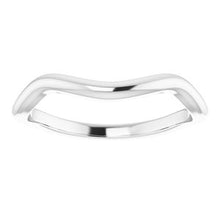 Charger l'image dans la galerie, Sterling Silver Band for 12x10 mm Emerald Ring
