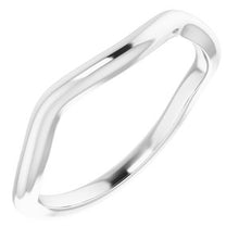 Charger l'image dans la galerie, Sterling Silver Band for 10x7 mm Pear Ring
