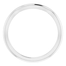 Charger l'image dans la galerie, Sterling Silver Band for 4.5 mm Square Ring

