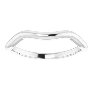Sterling Silver Band for 6x3.5 mm Marquise Ring