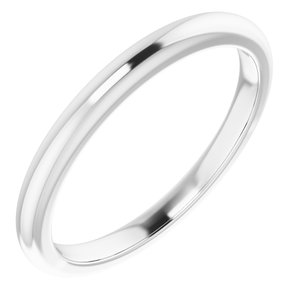 Sterling Silver Band for 7 mm Cushion Ring