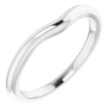 Charger l'image dans la galerie, Sterling Silver Band for 6 mm Round Ring

