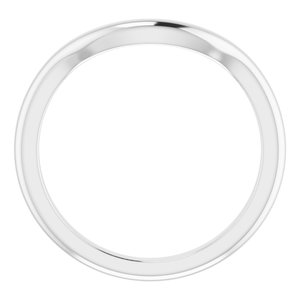 Sterling Silver Band for 12 mm Round Ring