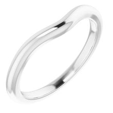 Charger l'image dans la galerie, Sterling Silver Band for 7.4 mm Round Ring
