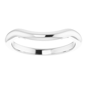 Sterling Silver Band for 11 mm Cushion Ring