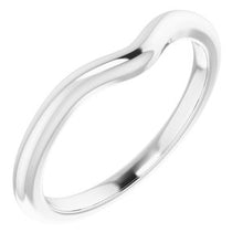 Load image into Gallery viewer, Sterling Silver Band for 7x5 mm Oval Ring

