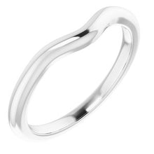 Load image into Gallery viewer, Sterling Silver Band for 6x4 mm Emerald Ring

