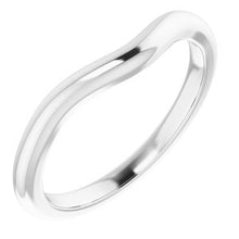 Load image into Gallery viewer, Sterling Silver Band for 8.2 mm Round Ring
