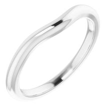Charger l'image dans la galerie, Sterling Silver Band for 5.5 mm Square Ring
