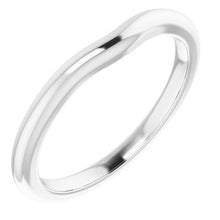 Load image into Gallery viewer, Sterling Silver Band for 4 mm Square Ring
