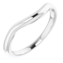 Load image into Gallery viewer, Sterling Silver Band for 9 mm Square Ring
