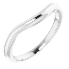 Load image into Gallery viewer, Sterling Silver Band for 10 mm Asscher Ring
